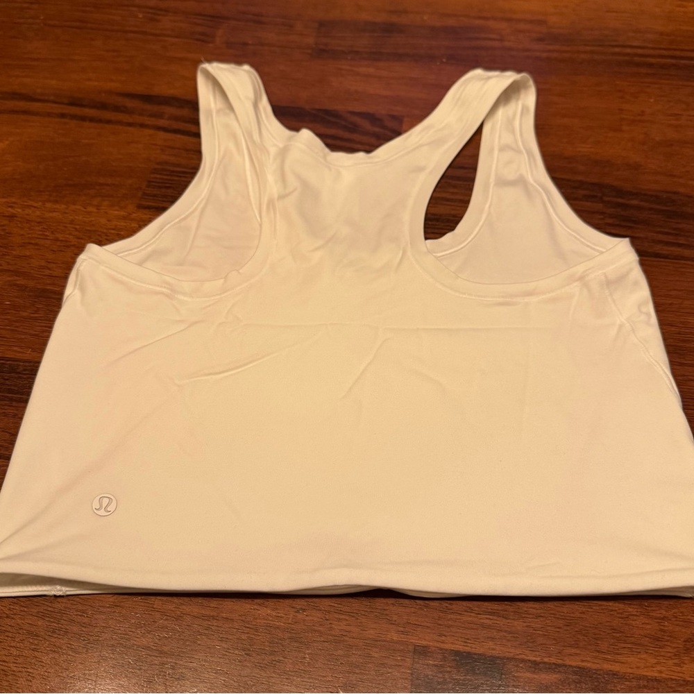 Lululemon Wundermost Ultra-Soft Nulu Scoop-Neck Cropped Tank Top - Picture 4 of 5